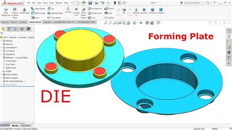 solidworks sheet metal stamping